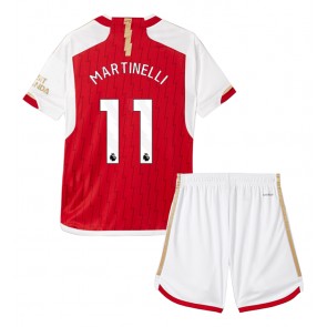 Arsenal Gabriel Martinelli #11 Domaci Dres za Dječji 2023-24 Kratak Rukavima (+ kratke hlače)